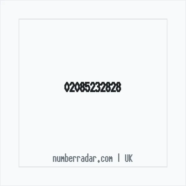 Reverse number check for +44 20 8523 2828 — who called me?