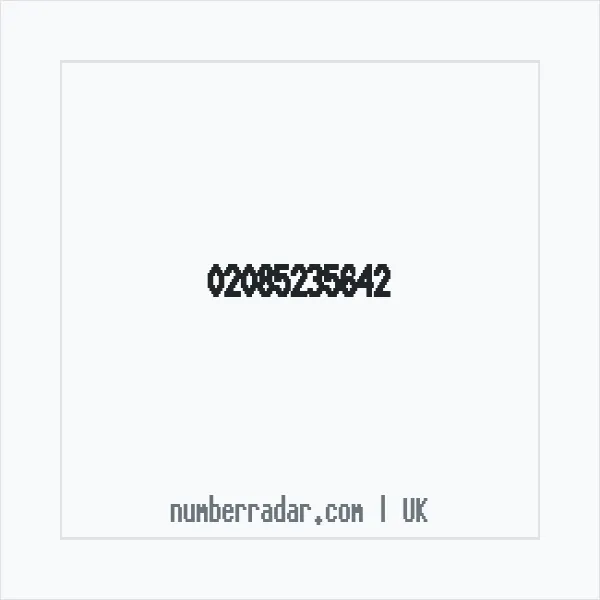 Reverse number check for +44 20 8523 5642 — who called me?