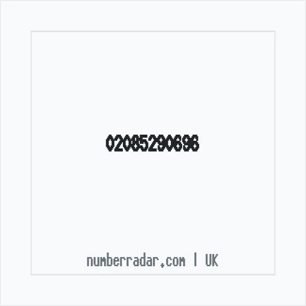 Reverse number check for +44 20 8529 0696 — who called me?