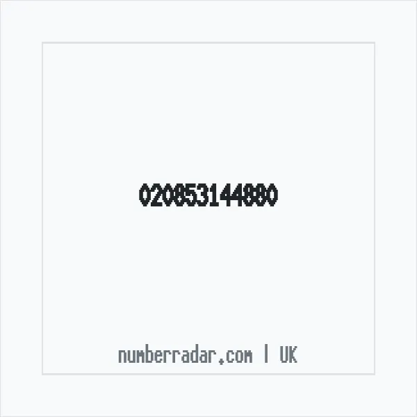 Reverse number check for +44 (2085) 314-488 — who called me?