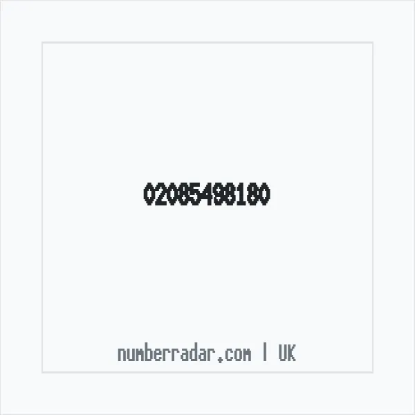 Reverse number check for +44 20 8549 8180 — who called me?