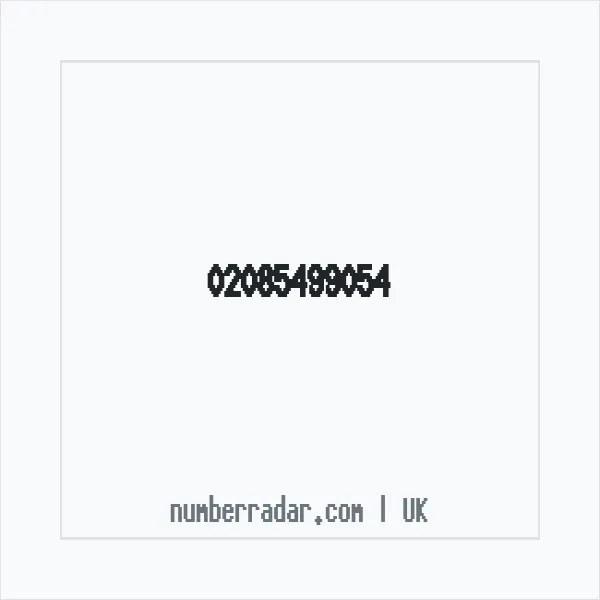 Reverse number check for +44 20 8549 9054 — who called me?