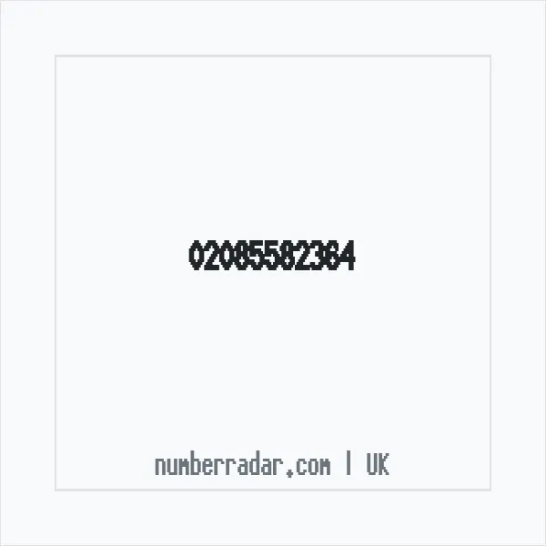 Reverse number check for +44 20 8558 2364 — who called me?