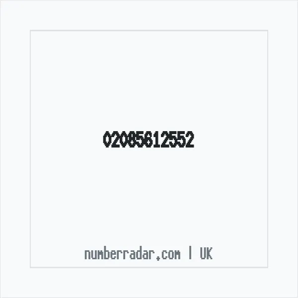 Reverse number check for +44 20 8561 2552 — who called me?
