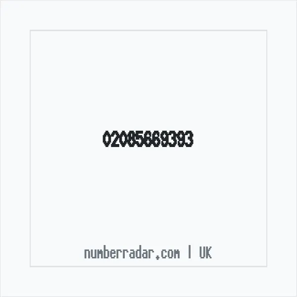 Reverse number check for +44 20 8566 9393 — who called me?