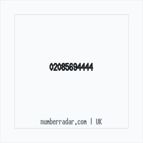Reverse number check for +44 20 8569 4444 — who called me?