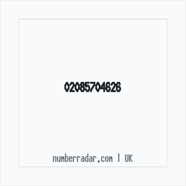 Reverse number check for +44 20 8570 4626 — who called me?