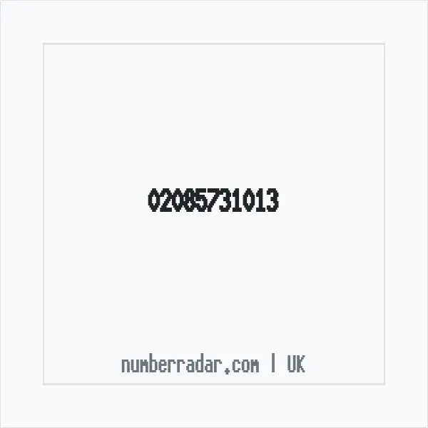 Reverse number check for +44 20 8573 1013 — who called me?