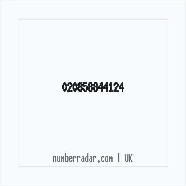 Reverse number check for +44 (2085) 884-412 — who called me?