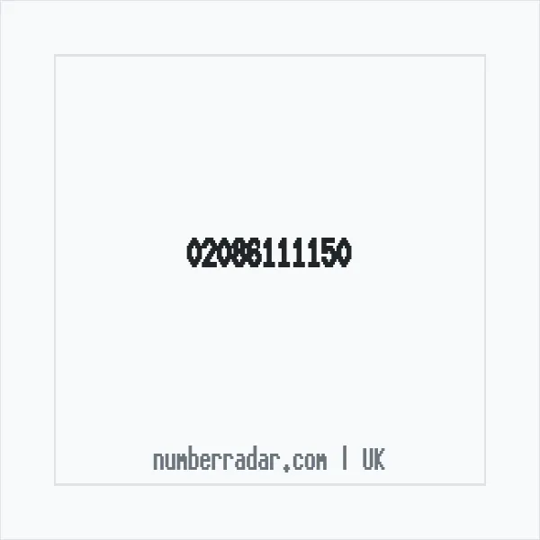 Reverse number check for +44 20 8611 1150 — who called me?