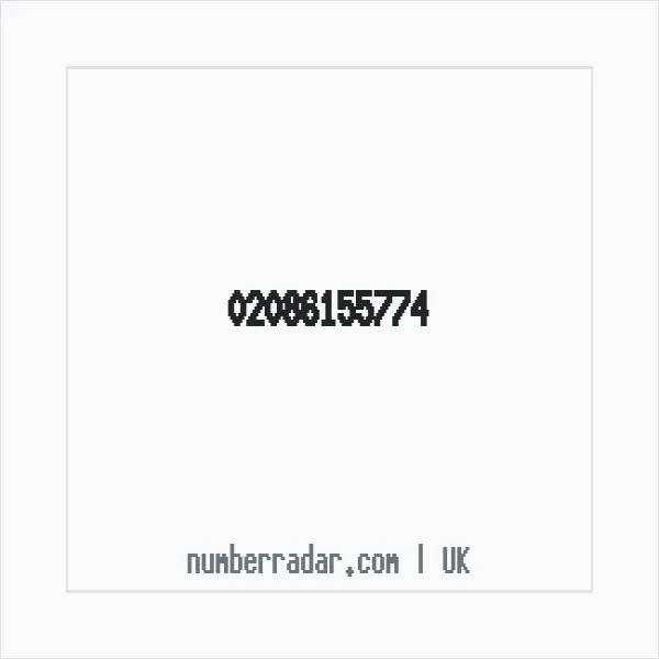 Reverse number check for +44 20 8615 5774 — who called me?