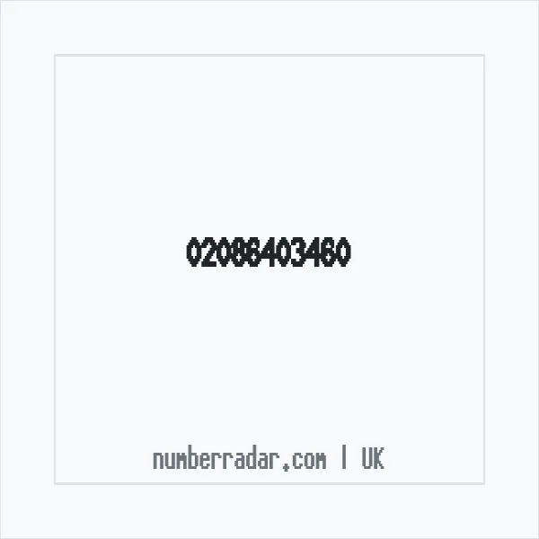 Reverse number check for +44 20 8640 3460 — who called me?