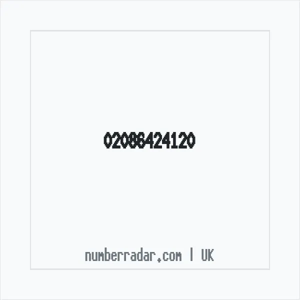 Reverse number check for +44 20 8642 4120 — who called me?
