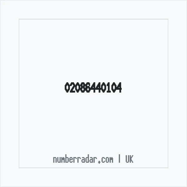 Reverse number check for +44 20 8644 0104 — who called me?