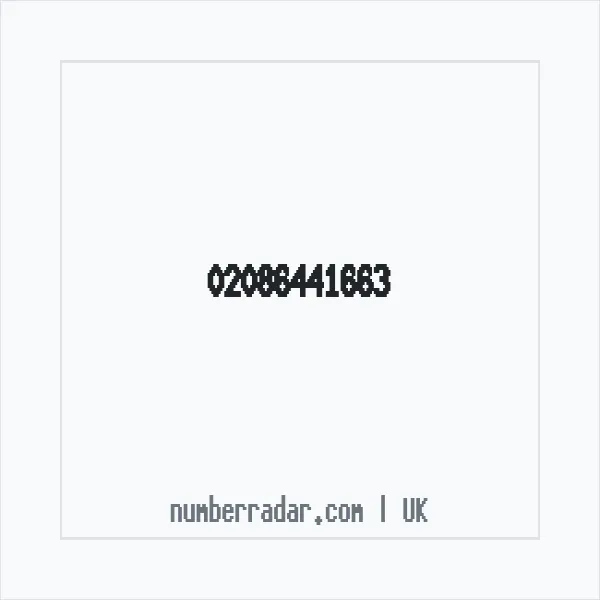 Reverse number check for +44 20 8644 1663 — who called me?