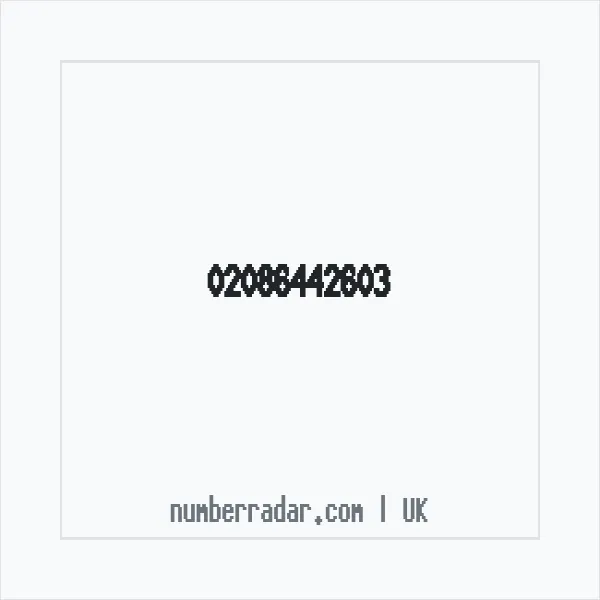 Reverse number check for +44 20 8644 2603 — who called me?