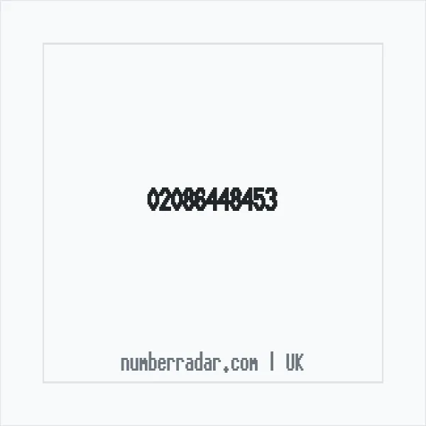 Reverse number check for +44 20 8644 8453 — who called me?