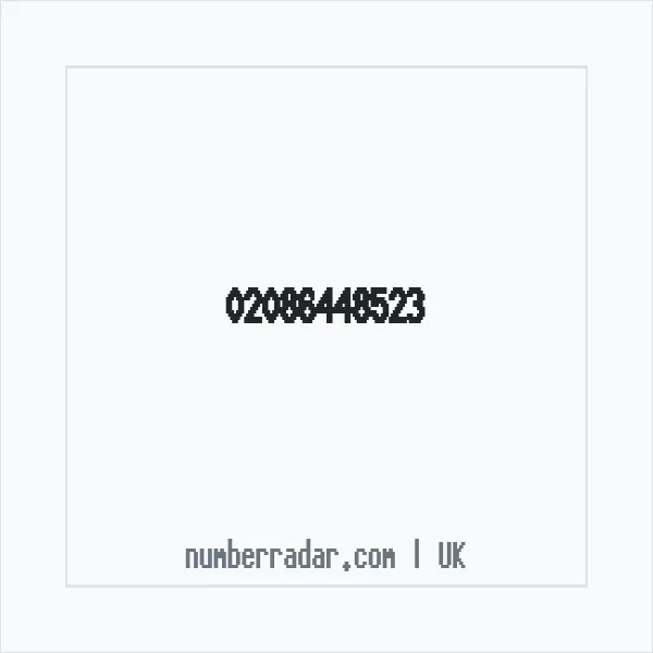 Reverse number check for +44 20 8644 8523 — who called me?