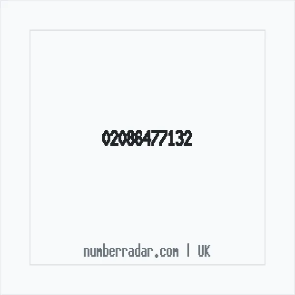 Reverse number check for +44 20 8647 7132 — who called me?