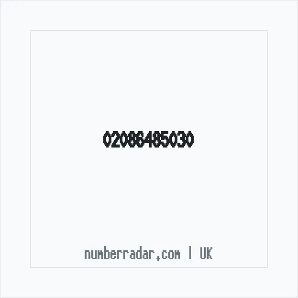 Reverse number check for +44 20 8648 5030 — who called me?