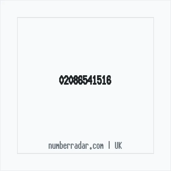 Reverse number check for +44 20 8654 1516 — who called me?