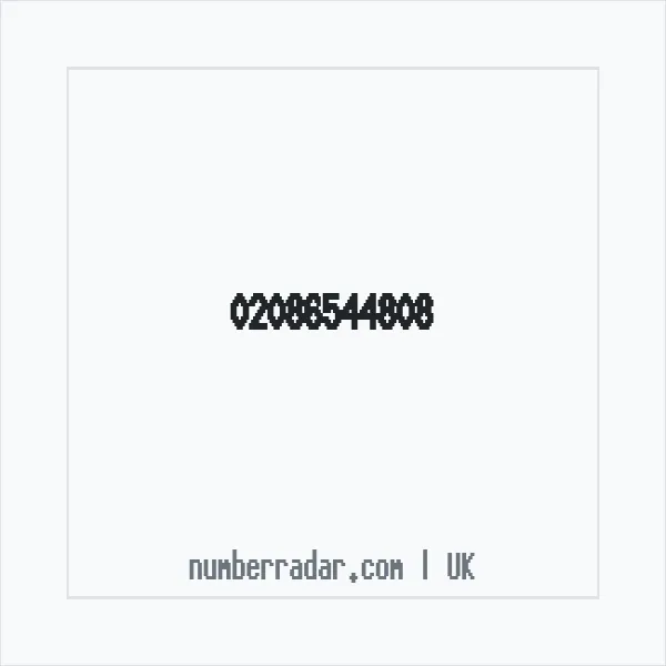 Reverse number check for +44 20 8654 4808 — who called me?