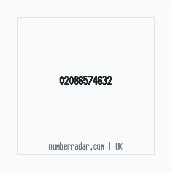 Reverse number check for +44 20 8657 4632 — who called me?