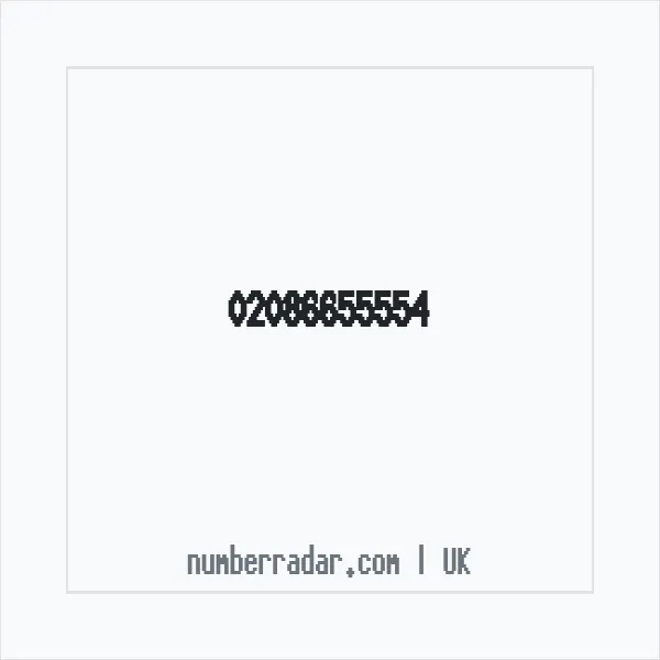 Reverse number check for +44 20 8665 5554 — who called me?