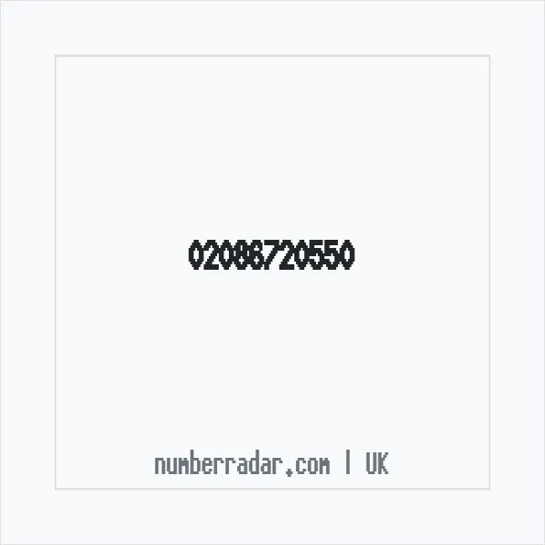 Reverse number check for +44 20 8672 0550 — who called me?
