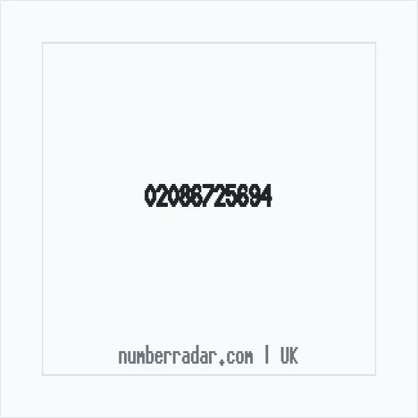 Reverse number check for +44 20 8672 5694 — who called me?