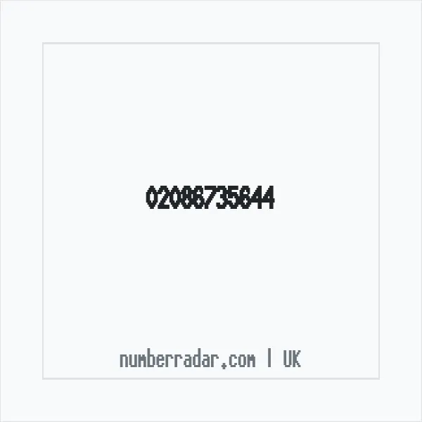 Reverse number check for +44 20 8673 5644 — who called me?