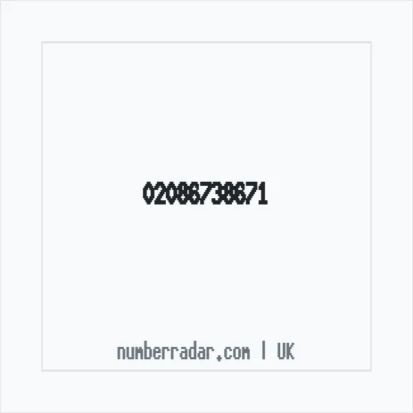 Reverse number check for +44 20 8673 8671 — who called me?