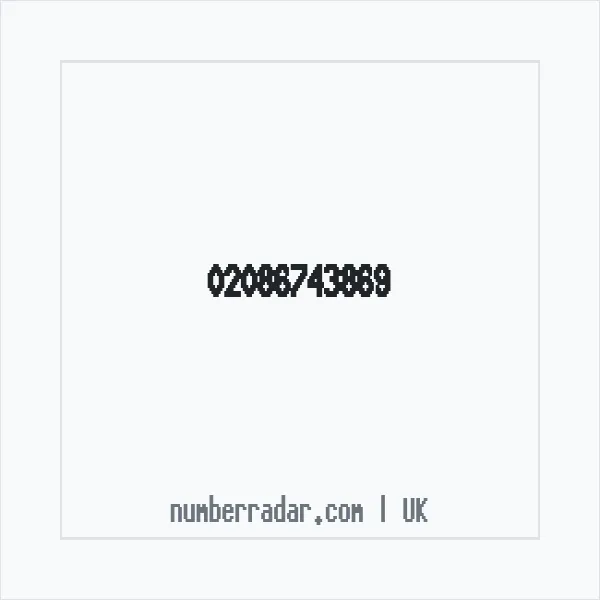 Reverse number check for +44 20 8674 3869 — who called me?