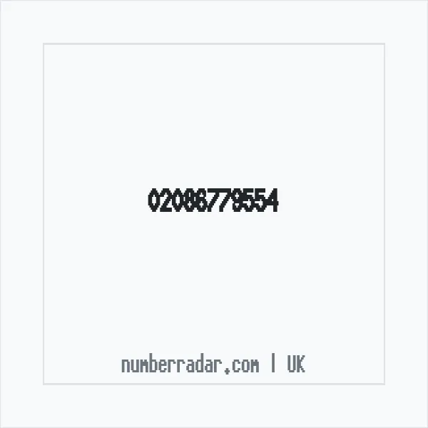 Reverse number check for +44 20 8677 9554 — who called me?