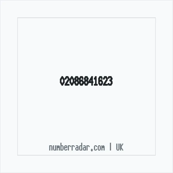Reverse number check for +44 20 8684 1623 — who called me?
