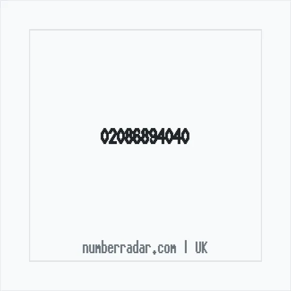 Reverse number check for +44 20 8689 4040 — who called me?