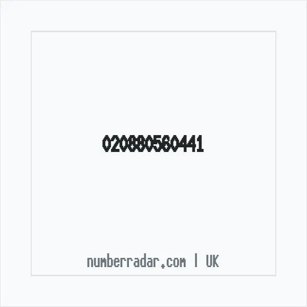 Reverse number check for +44 (2088) 056-044 — who called me?