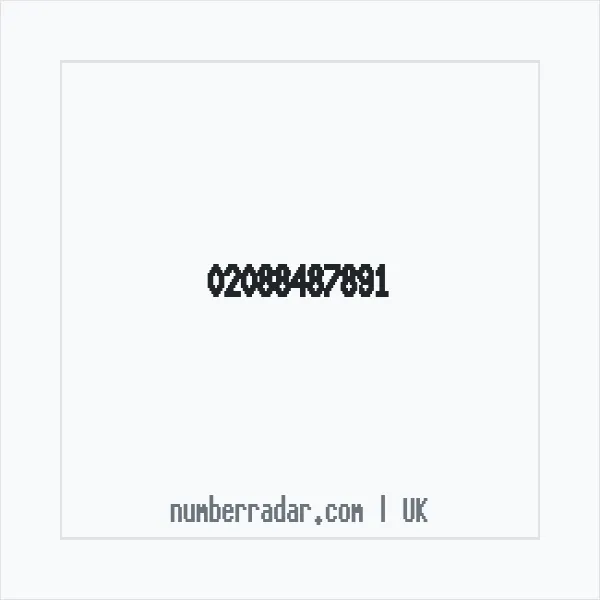 Reverse number check for +44 20 8848 7891 — who called me?