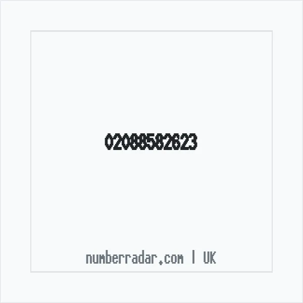 Reverse number check for +44 20 8858 2623 — who called me?