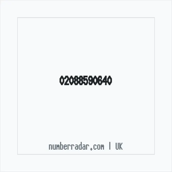 Reverse number check for +44 20 8859 0640 — who called me?