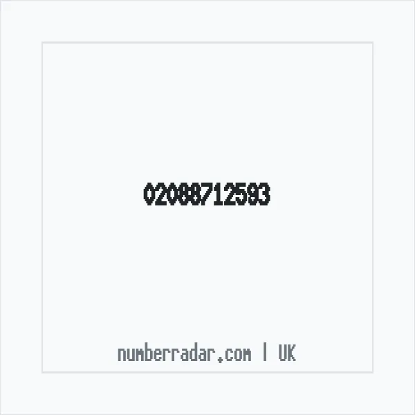 Reverse number check for +44 20 8871 2593 — who called me?