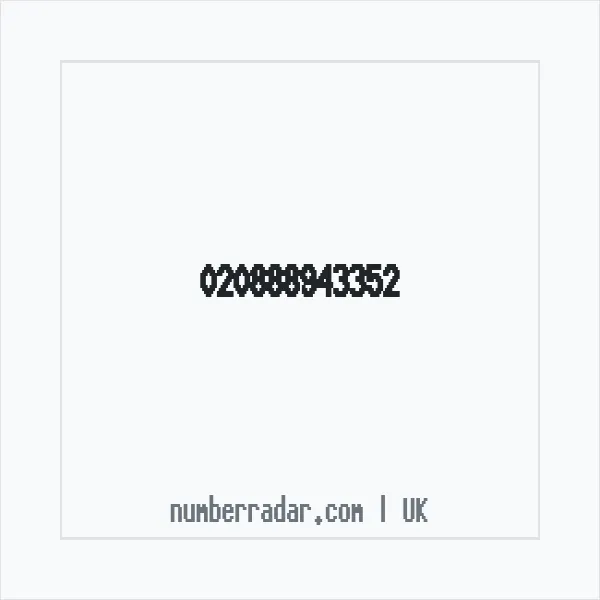 Reverse number check for +44 (2088) 894-335 — who called me?