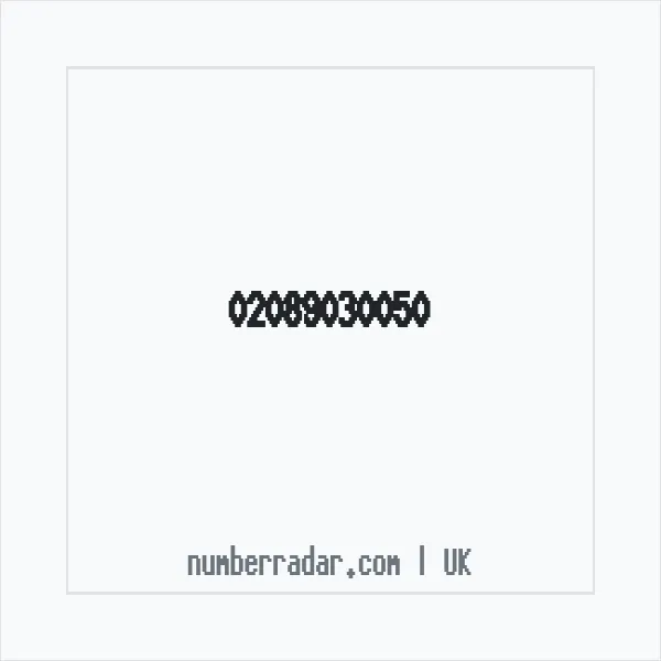 Reverse number check for +44 20 8903 0050 — who called me?