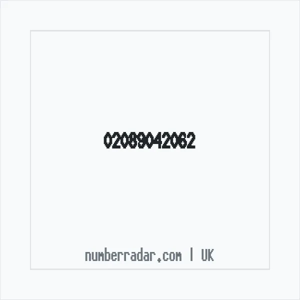 Reverse number check for +44 20 8904 2062 — who called me?