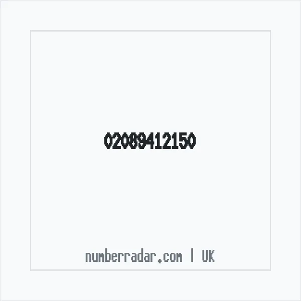 Reverse number check for +44 20 8941 2150 — who called me?