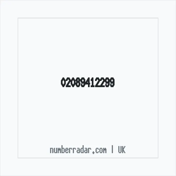 Reverse number check for +44 20 8941 2299 — who called me?