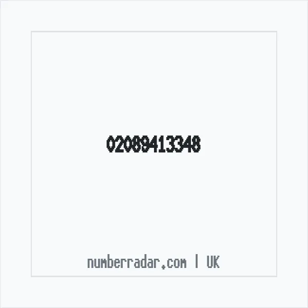 Reverse number check for +44 20 8941 3348 — who called me?