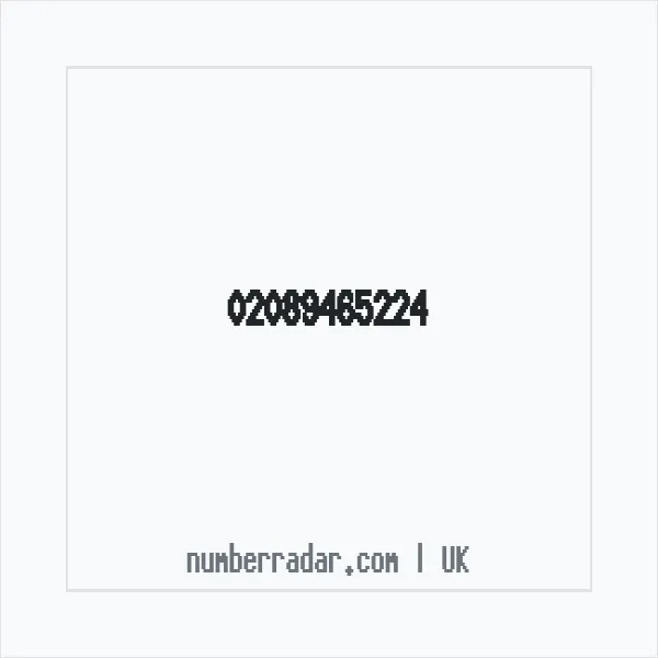 Reverse number check for +44 20 8946 5224 — who called me?