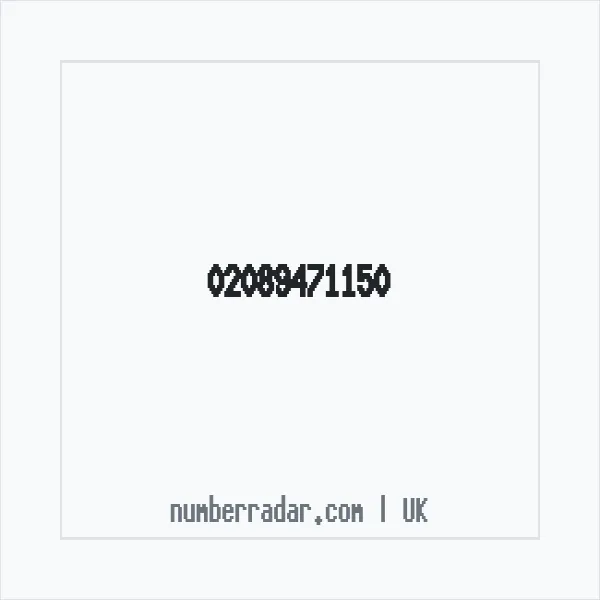 Reverse number check for +44 20 8947 1150 — who called me?