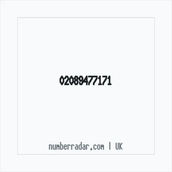 Reverse number check for +44 20 8947 7171 — who called me?